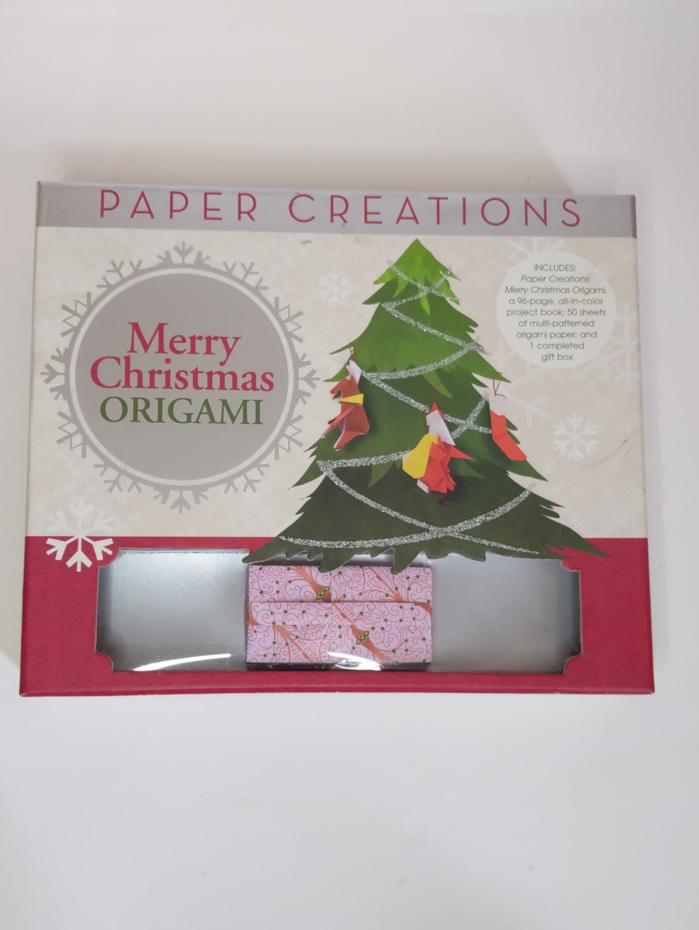 Paper Creations Merry Christmas Origami Kit - New In Box